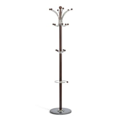 Вешалка Сакура (мод. ГХ-8606) дерево/хром/мрамор, 37 кс 37 кс 175 см, Блаcк (Черный) / Валнут (Орех) / Sakura (mod. GH-8606) x x Black Walnut