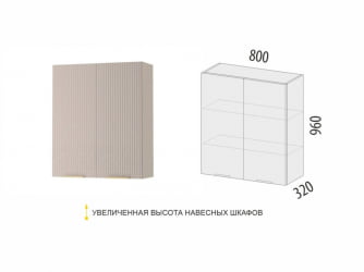 Шкаф кухонный Флоренция 107.11