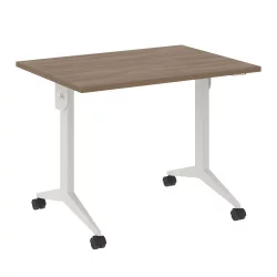 Стол складной мобильный КС-Пулл КС.М-1.7 Дуб Аризона/Белый / X-Pull X.M-1.7