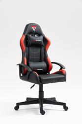 Кресло спортивное ТопЧаирс Вйверн черно-красный / TopChairs Wyvern