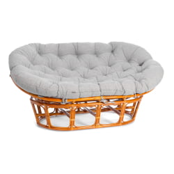 Диван МАМАСАН/МАМАСАН 23/02 В /с подушкой/ 169х102х80 см, Хоней (мед), матрац 182х119 см, ткань серо-бежевая 3М 16/2 / MAMASAN/МАМАСАН W Honey