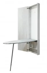 Шкаф со встроенной гладильной доской Ирон Бокс Еко (левый) Беленый дуб / Iron Box Eco