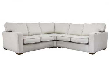 Диван с деревянными ножками Бенвенуто Белый