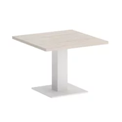 Стол журнальный квадратный ХОМЕ ОФФИCЕ ВР.СП-5-60.2Г Денвер Светлый/Белый металл / HOME OFFICE VR.SP-5-60.2G