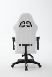Кресло спортивное ТопЧаирс Пхантом бело-черный / TopChairs Phantom