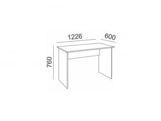 Стол прямой Валкер модуль №8 / Walker