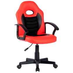 Детское кресло CХАИРМАН КИДС 111 Черный-красный / CHAIRMAN KIDS