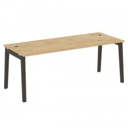 Стол рабочий руководителя ОНИКС ВООД ОВ.СРР-6.8 Тиквуд Светлый/Темный / ONIX WOOD OW.SRR-6.8