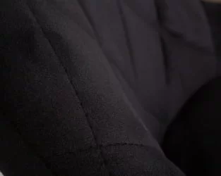 Стул барный ДОБРИН ЛОГАН БЛАCК Черный велюр МДЖ9-101 / DOBRIN LOGAN BLACK MJ9-101