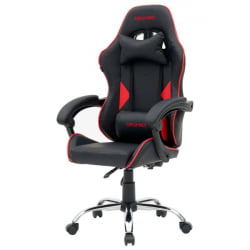 Кресло компьютерное CРОМЕКС (КРОМЕКС) ДЖокер ГМ-125 экокожа черное/красное / CROMEX Joker GM-125
