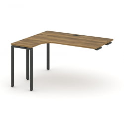 Стол-приставка к опорной тумбе/шкафу (левый) CОНCЕПТ CН.ОСАПР-005(Л) Сандал Янтарный Антрацит / CONCEPT CN.OSAPR-005(L)