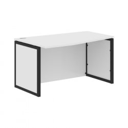 Стол письменный левый КСТЕН-КП КСКПCТ 149Х Л Белый Антрацит / XTEN-QP XQPCT 149H L