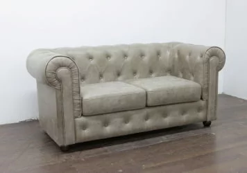 Диван с деревянными ножками Ньюфорд АСХ Серый / ASH