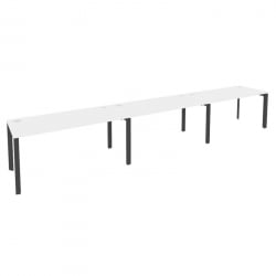 Рабочая станция на П-образном м/к ОНИКС О.МП-РС-3.4.7 Белый Бриллиант/Антрацит / ONIX O.MP-RS-3.4.7