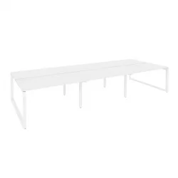 Рабочая станция на О-образном м/к ОНИКС О.МО-Д.РС-6.3.8 Белый Бриллиант / ONIX O.MO-D.RS-6.3.8