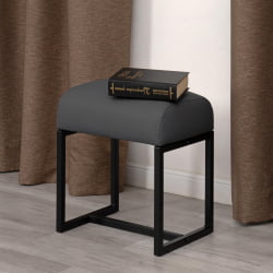 Пуф Чарли Лукс/Чарли Люкс экокожа , Шарп Графит / Charli Lux/Чарли Sharp