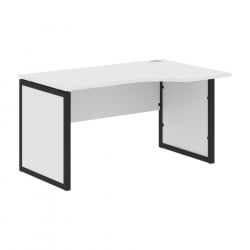 Стол письменный правый КСТЕН-КП КСКПCЕТ 149 Р Белый Антрацит / XTEN-QP XQPCET R