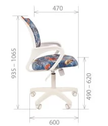 Детское кресло CХАИРМАН КИДС 103 Машинки / CHAIRMAN KIDS