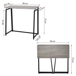 Письменный стол БРАБИКС ЛОФТ CД-001 Дуб антик / BRABIX LOFT CD-001