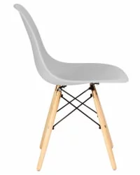 Стул обеденный ДОБРИН ДСВ Светло-серый ГР-01 / DOBRIN DSW GR-01