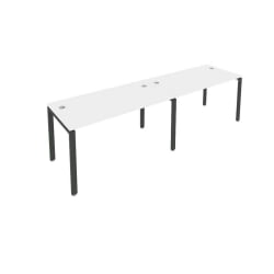 Рабочая станция на 2 раб.места Метал Сйстем Б.СМ-2.3 Белый/Антрацит / Metal System