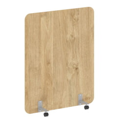 Перегородка на металлических опорах, на роликах Р-лине ДП.Р-120-150 Тиквуд Светлый / R-line DP.R-120-150