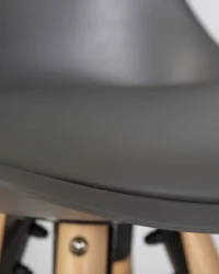 Стул полубарный ДОБРИН РОННИ Темно-серый ГР-04 / DOBRIN RONNI GR-04