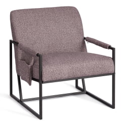 Кресло Чарли ЛУКС/Чарли Люкс велюр/букле, ВТ шапе воод росе, 70х80х82 см / Charli LUX/Чарли VT shape wood rose,