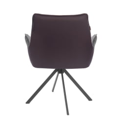 Кресло Мурано/Мурано опора 360, велюр/букле (ХЙП)/Экокожа, бежевый/коричневый / Murano/Мурано (HYP)/Экокожа,