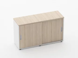 Тумба-купе для рабочего модуля Дека 9.02.125 Туя/Белый / Deka