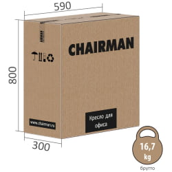 Кресло для геймеров CХАИРМАН ГАМЕ CХ26 Голубой-бежевый / CHAIRMAN GAME CH26