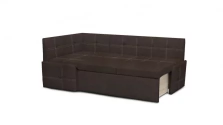 Кухонный уголок Вена иск.кожа Теос Бровн / Teos Brown