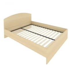 Кровать с ортопедическим основанием и изголовьем ЛИГХТ С-КИ-160 Акация Лорка / LIGHT