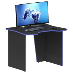 Игровой компьютерный стол СКИЛЛЛ СКЛ 100CБ антрацит/синий / SKILLL SKL 100CB