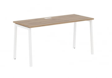 Стол письменный ЕДИС ЕЛСТ 1567 Дуб Денвер светлый Белый / EDIS ELST