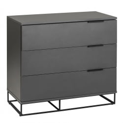 Комод CИТЙ 400955801х Графит / CITY 400955801h