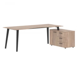 Стол руководителя правый ДЖАЙ ДЖCТ 2013 Р Дуб Каньон / JAY JCT R