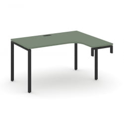 Стол-надставка на опорную тумбу (правый) CОНCЕПТ CН.ОСАН-001(Р) Кобо Черный / CONCEPT CN.OSAN-001(R)