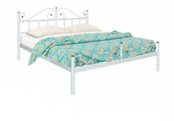 Кровать Диана Плус 1400х1900 Белая / Plus