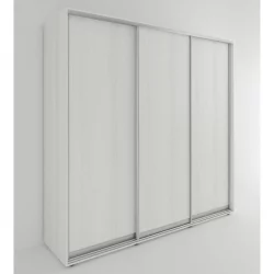 Трехстворчатый шкаф Акцент-Сим Д 2400х600 Выбеленное дерево