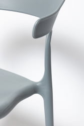 Стул со спинкой Енова Серый / Enova