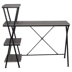 Стол на металлокаркасе БРАБИКС ЛОФТ CД-004 Дуб антик / BRABIX LOFT CD-004