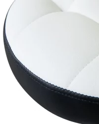 Табурет барный ДОБРИН БРУНО Бело-черный / DOBRIN BRUNO