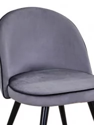 Стул Габи ЛУКС велюр Серый / Gabi LUX