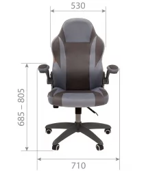 Кресло для геймеров CХАИРМАН ГАМЕ 55 Розовый-бордо / CHAIRMAN GAME