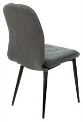 Стул для кухни Бюрократ КФ-3 Серый Алфа 44 / KF-3 Alfa