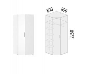 Угловой шкаф Николь 901.08