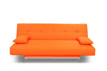 Диван МАНГО 2 велюр Оранжевый / MANGO