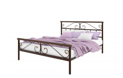 Кровать Эсмеральда плус 1600х1900 Коричневая / plus