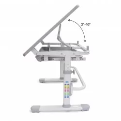 Комплект парта и стул с чехлом РИФФОРМА СЕТ-10 Белый Голубой / RIFFORMA SET-10